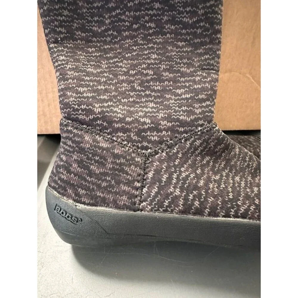 BOGS Waterproof Mid Calf Rain Boots, Summit Knit